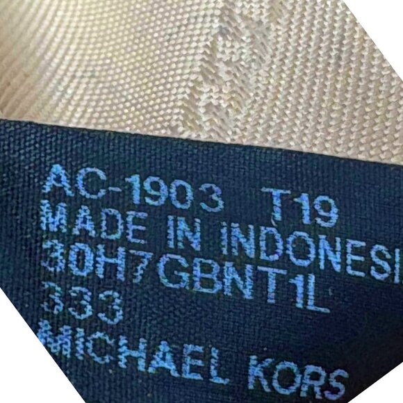 MICHAEL KORS Brooklyn Olive Pebble Leather Satchel with Crossing Body Strap - Picture 4 of 10